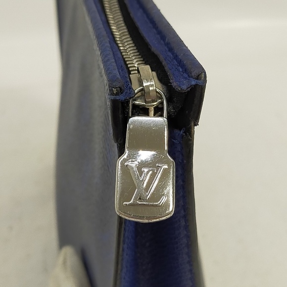 LouisVuitton Eclipse Pochette Voyage Blue Taigarama - Picture 9 of 9